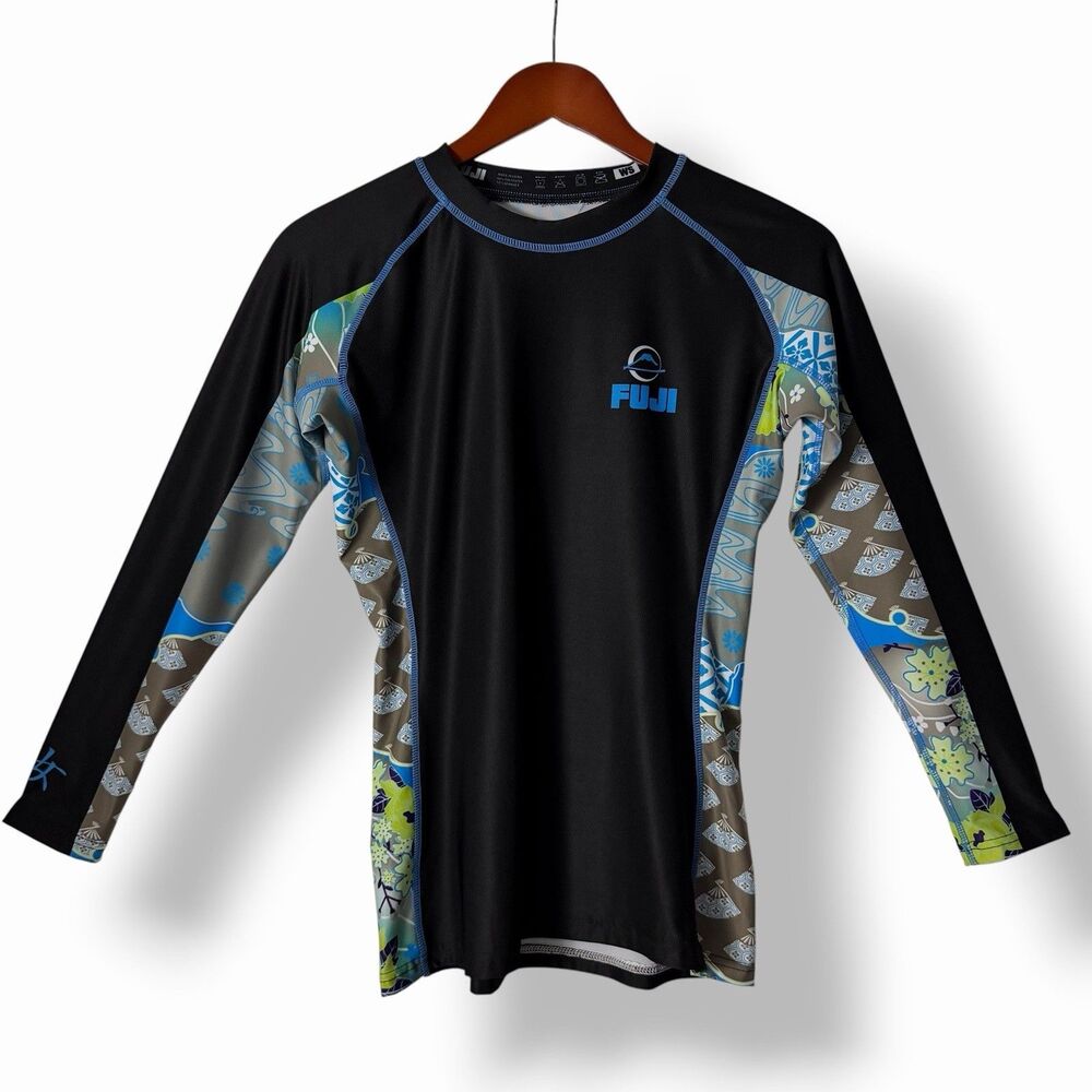 FUJI Sports Women Kimono BJJ Rashguard S Long Sleeve Jiu Jitsu MMA Compression